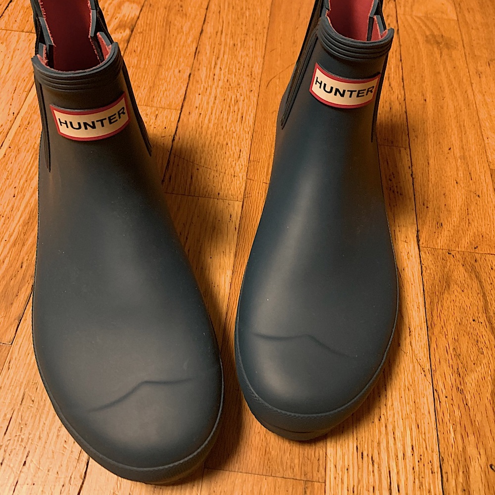 Hunter original Chelsea boots dark teal